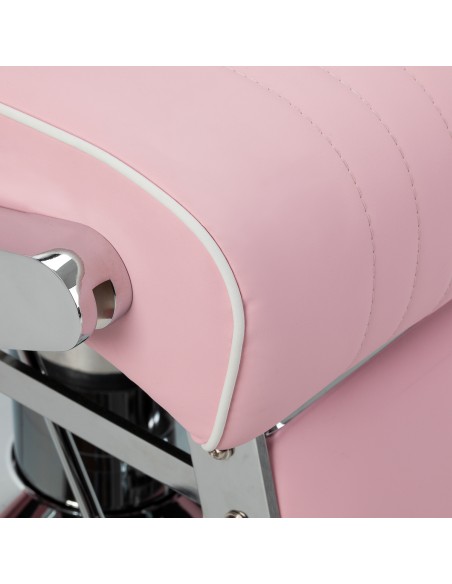 Gabbiano sedia da barbiere Visionerio rosa struttura cromate