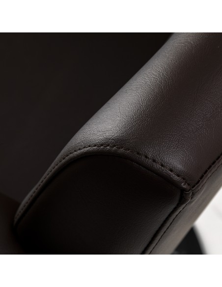 Gabbiano poltrona da parrucchiere Lucca Marrone