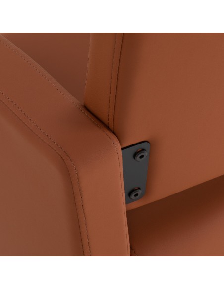 Gabbiano poltrona da parrucchiere Vitoria Marrone