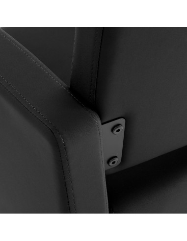 Gabbiano poltrona da parrucchiere Vitoria nero