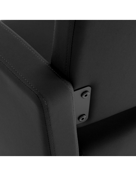 Gabbiano poltrona da parrucchiere Vitoria nero