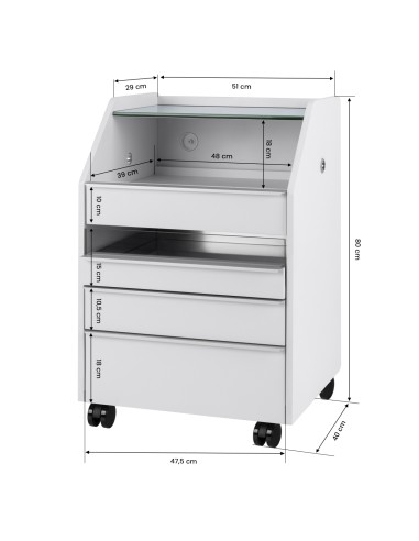 Assistente podologico 984 bianco