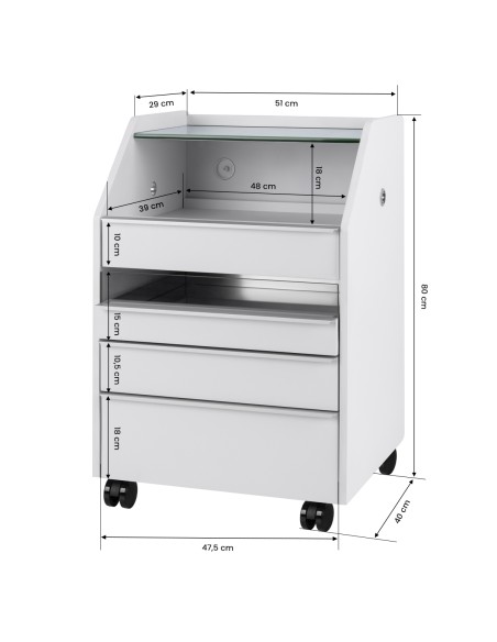 Assistente podologico 984 bianco