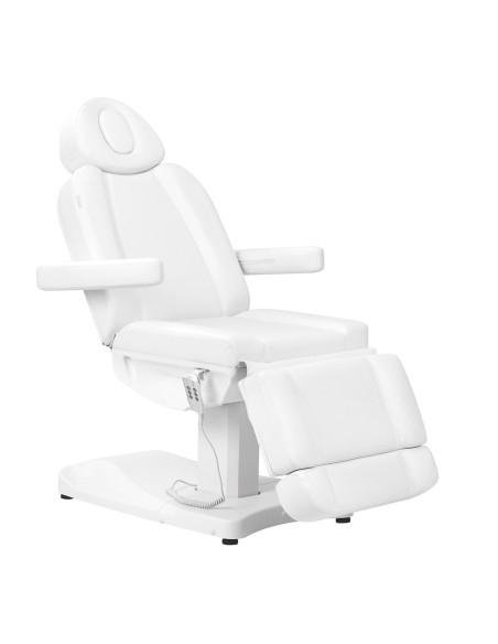 Azzurro 803D poltrona cosmetica elettrica a 3 motori bianca