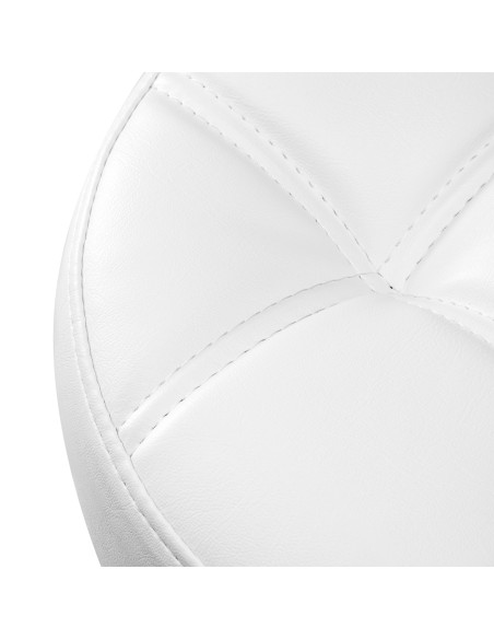 Gabbiano sgabello da parrucchiere D054G oro bianco
