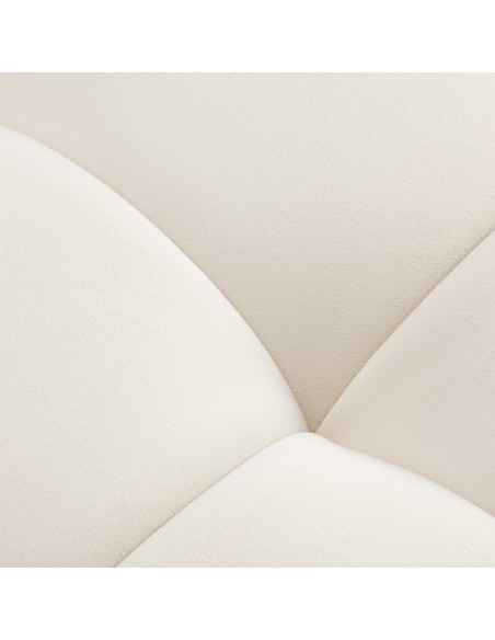 Poltrona per trattamenti ciglia Sillon Umbra bianca con base dorata