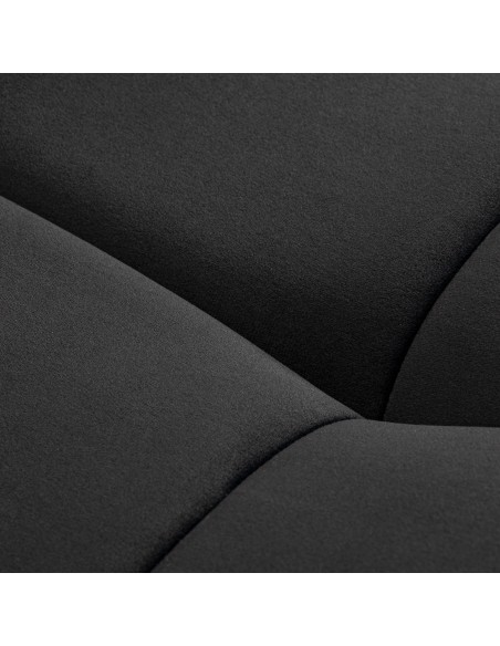 Poltrona per trattamenti ciglia Sillon Corona nera con base dorata