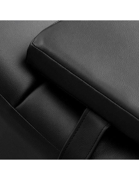 Poltrona per trattamenti ciglia Sillon Alba nera con base dorata