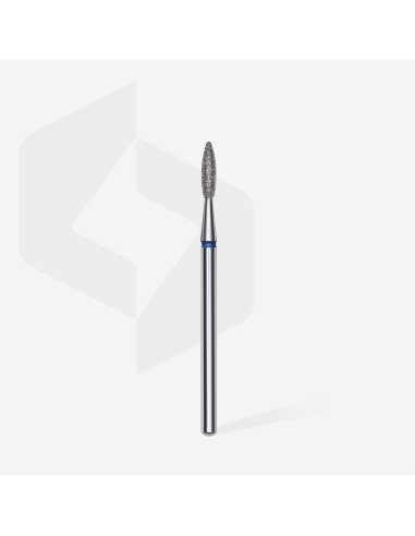 Punta diamantata fiamma annello blu 2,1mm