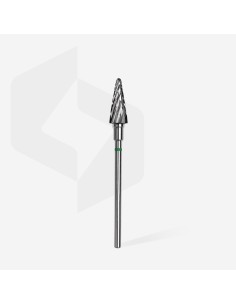 Punta per fresa in carbide cono annello verde 2
