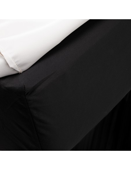 Lettino SPA Sillon Siesta color crema con base nera