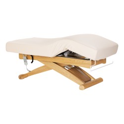 Lettino SPA Sillon Siesta color crema con base marrone... 2