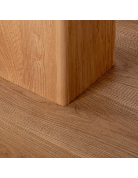 Lettino SPA Sillon Relax color crema con base marrone chiaro