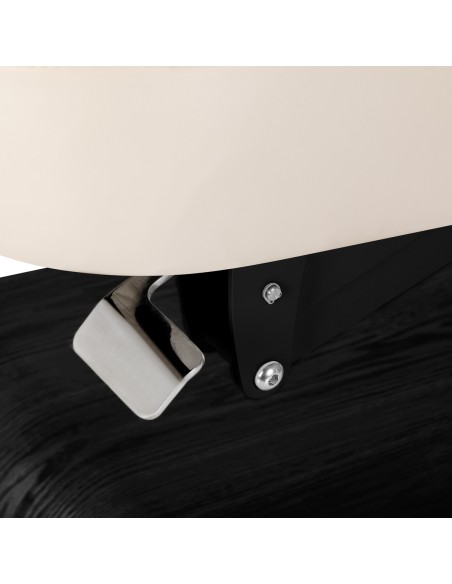 Lettino SPA Sillon Relax color crema con base nera