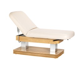 Lettino SPA Sillon Comfort color crema con base marrone... 2