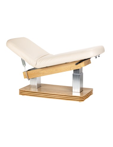 Lettino SPA Sillon Comfort color crema con base...