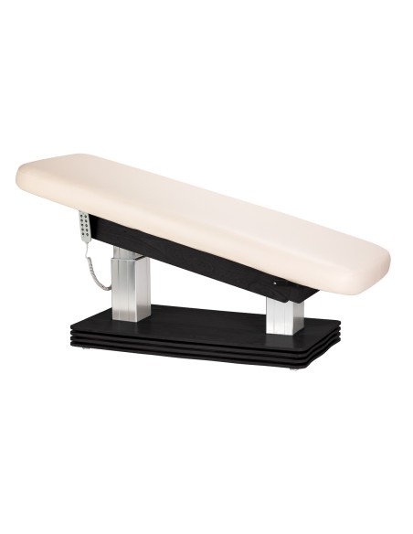 Lettino SPA Sillon Comfort color crema con base nera