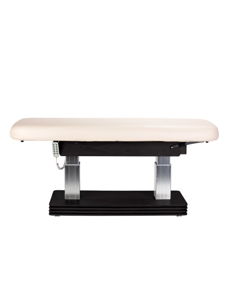 Lettino SPA Sillon Comfort color crema con base nera