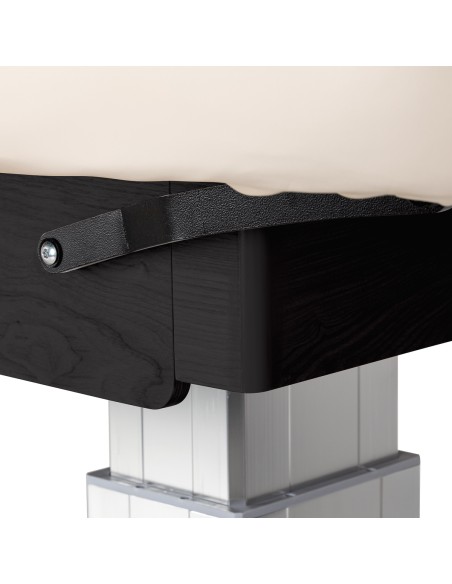 Lettino SPA Sillon Comfort color crema con base nera