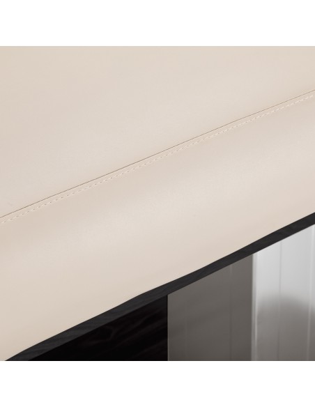 Lettino SPA Sillon Comfort color crema con base nera