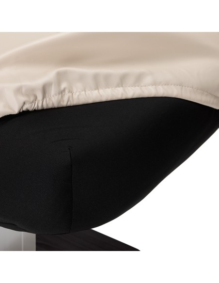 Lettino SPA Sillon Comfort color crema con base nera