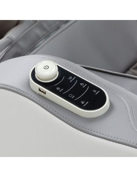 Poltrona massaggiante Sakura Maximus 809 3D bianco-grigio