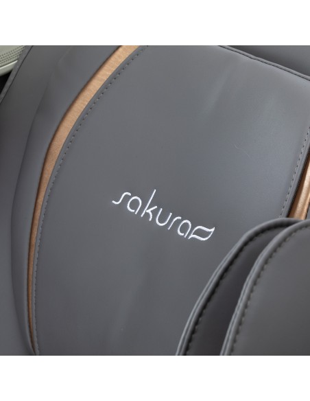 Poltrona massaggiante Sakura Maximus 809 3D bianco-grigio