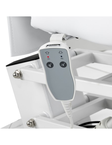 Poltrona elettrica per pedicure Azzurro 706 1 motore bianca