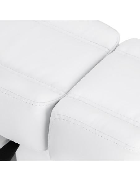 Poltrona elettrica per pedicure Azzurro 706 1 motore bianca