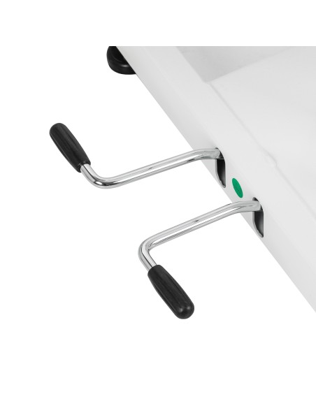 Poltrona elettrica per pedicure Azzurro 706 1 motore bianca