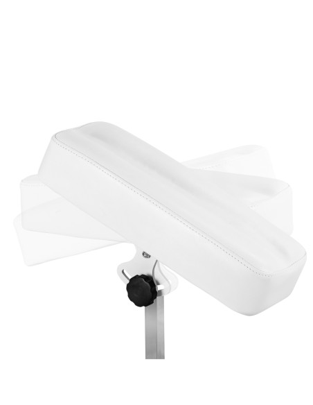 Poltrona da salone idraulica Sillon A 210DH con base a dondolo bianca