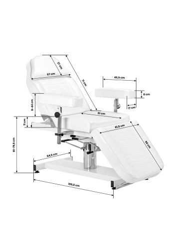 Poltrona da salone idraulica Sillon A 210DH con...