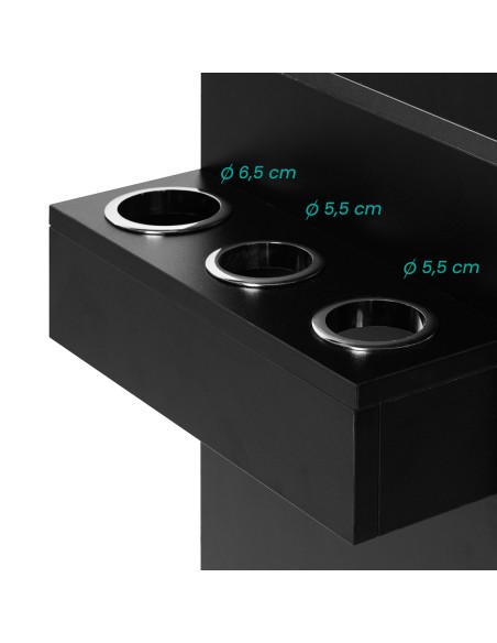 Postazione da parrucchiere TOTEM BLACK