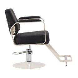 Poltrona da parrucchiere Omega Aurora nera 2