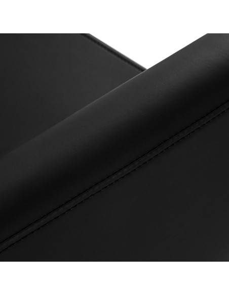 Poltrona da parrucchiere Omega Lyra nera