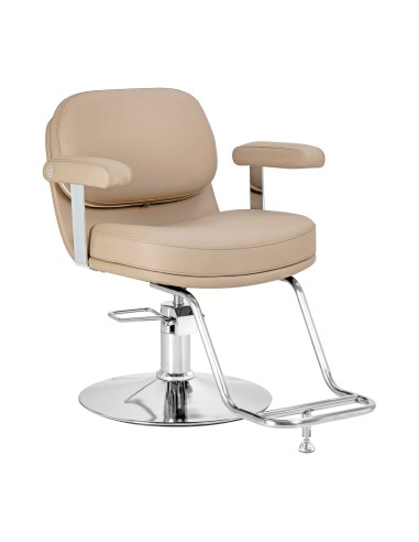 Poltrona da parrucchiere Omega Astra beige 