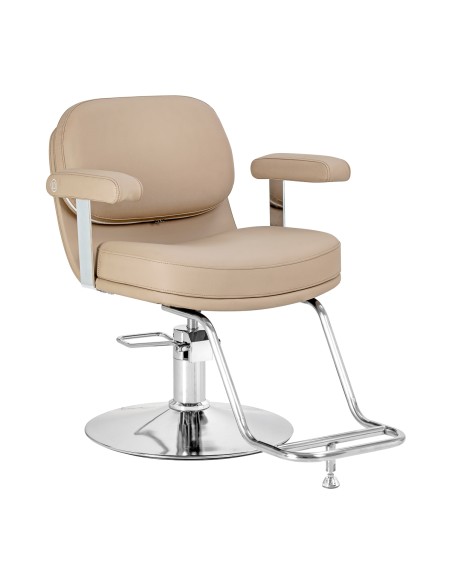 Poltrona da parrucchiere Omega Astra beige 