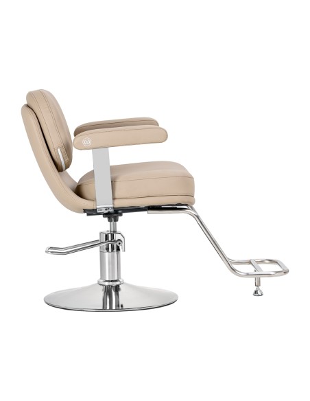Poltrona da parrucchiere Omega Astra beige 