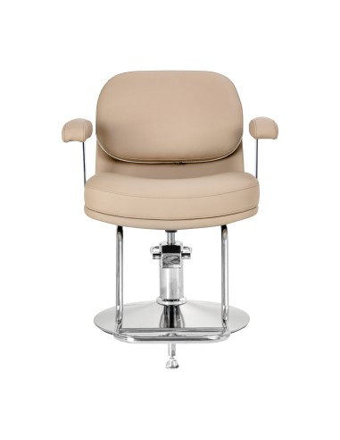 Poltrona da parrucchiere Omega Astra beige 