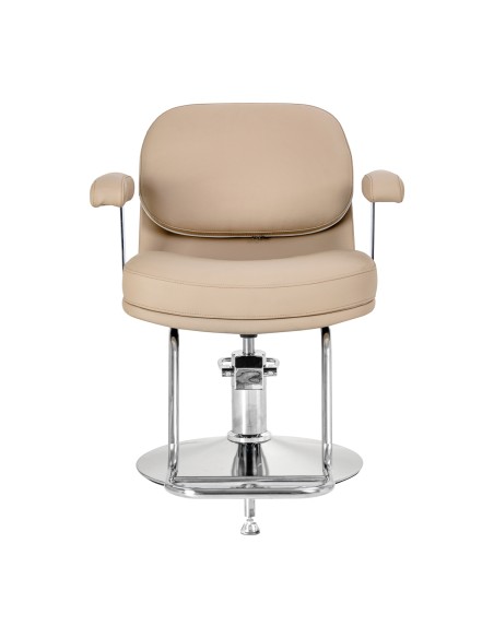 Poltrona da parrucchiere Omega Astra beige 