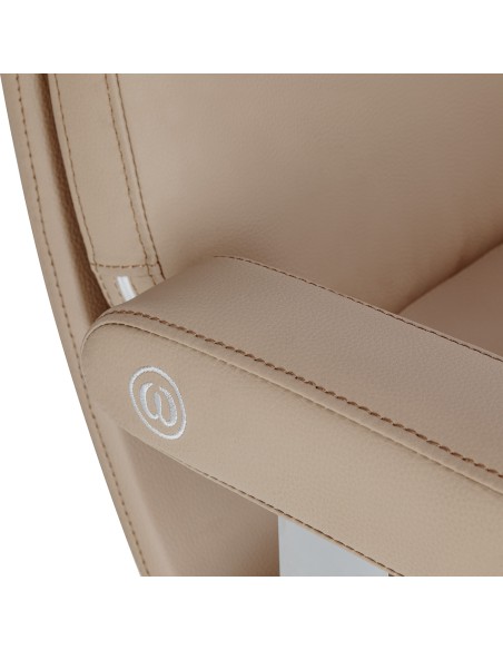 Poltrona da parrucchiere Omega Astra beige 