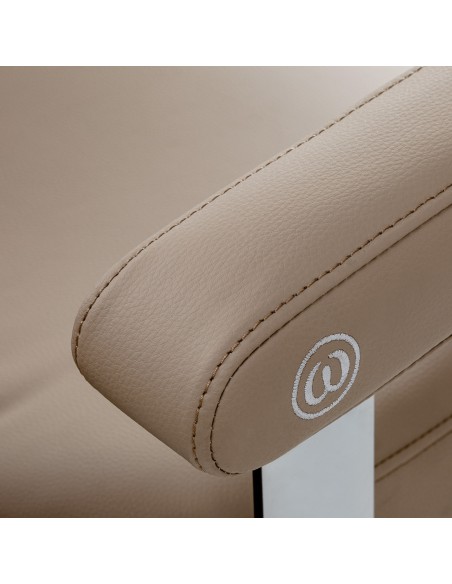 Poltrona da parrucchiere Omega Astra beige 