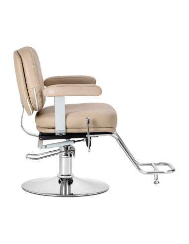 Poltrona da parrucchiere Omega Astra Plus beige