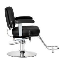 Poltrona da parrucchiere Omega Astra Plus nera 2