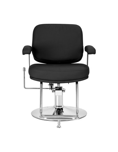 Poltrona da parrucchiere Omega Astra Plus nera