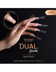 Dual Form Space French Square 150pz. SPN Nails 2