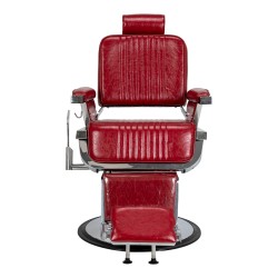Poltrona da parrucchiere Gabianno Royal X rossa 2