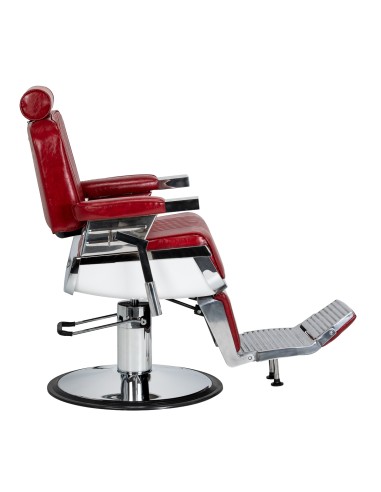 Poltrona da parrucchiere Gabianno Royal X rossa