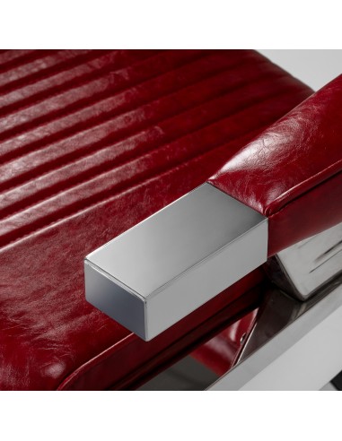 Poltrona da parrucchiere Gabianno Royal X rossa