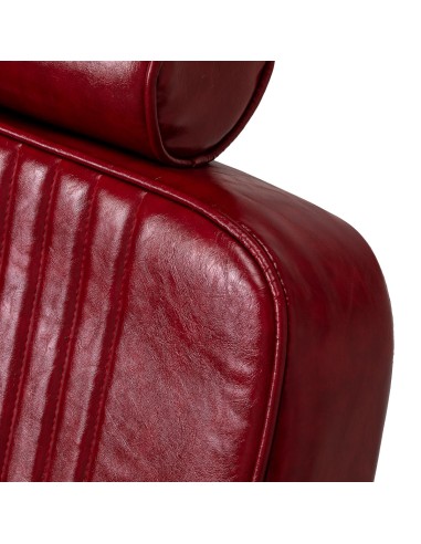 Poltrona da parrucchiere Gabianno Royal X rossa